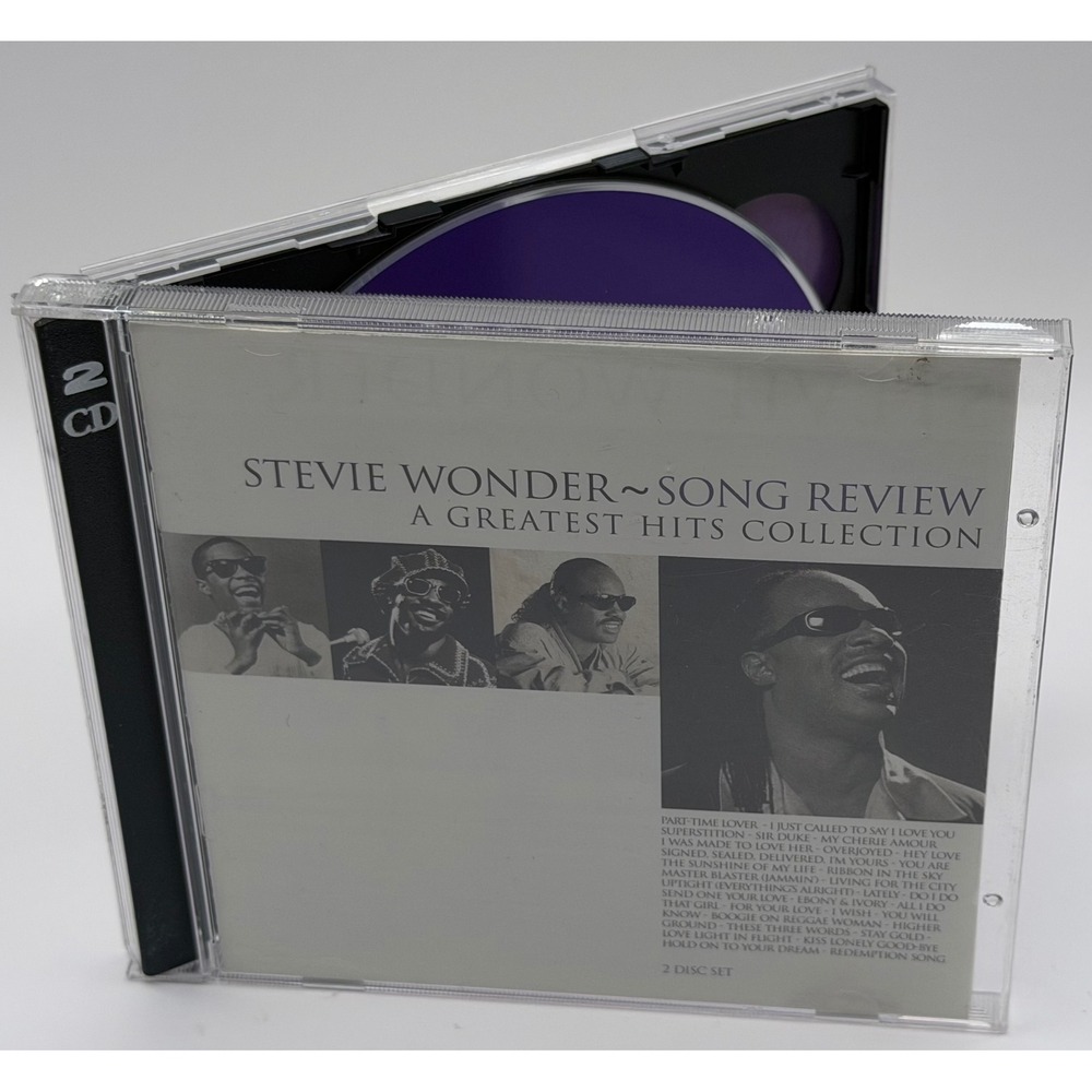 Stevie Wonder Song Review A Greatest Hits Collection 2-CD Set Motown‎